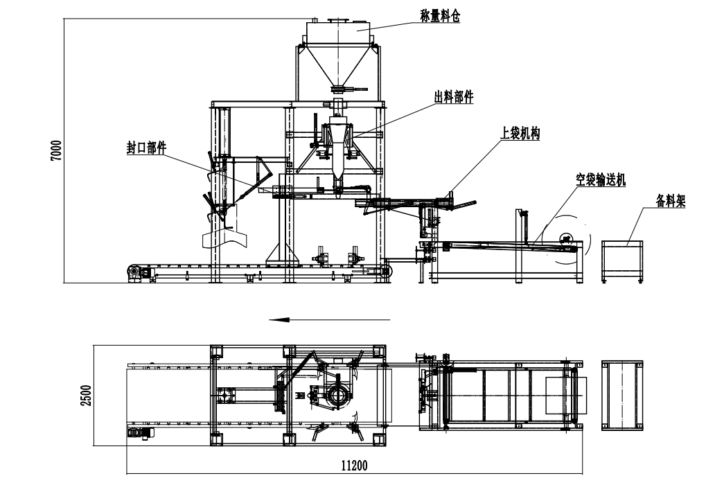 全自動噸袋包裝秤，全自動噸袋包裝機(jī)，全自動大袋包裝秤